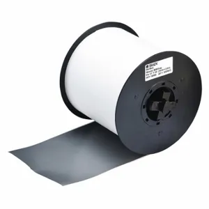 BRADY 113218 Continuous Label Roll, 4 Inch X 100 Ft, Vinyl, Gray, Outdoor, 0.004 Inch Label Thick | CP2JMT 14A545