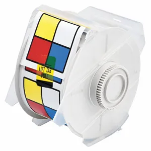 BRADY 115773 Precut Label Roll, Nfpa Diamond, 2 1/4 x 2 1/4 Inch Size, Vinyl, White, Outdoor | CP2KRC 41F236