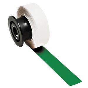 BRADY 120850 Continuous Label Roll, 1 1/8 Inch X 110 Ft, Vinyl, Green, Indoor/Outdoor | CP2HXJ 1AMY3