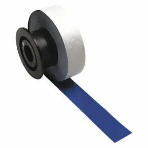 BRADY 120851 Continuous Label Roll, 1 1/8 Inch X 110 Ft, Vinyl, Blue, Indoor/Outdoor | CP2HXH 1AMY4