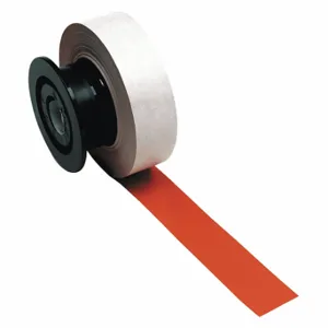 BRADY 120852 Continuous Label Roll, 1 1/8 Inch X 110 Ft, Vinyl, Orange, Indoor/Outdoor | CP2HXK 1AMY5