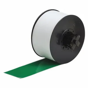 BRADY 120857 Continuous Label Roll, 2 1/4 Inch X 110 Ft, Vinyl, Green, Indoor/Outdoor | CP2JHD 1AMY9