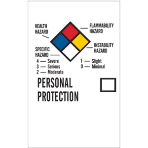 BRADY 121163 Nfpa Label 1-1/4 Inch Width Vinyl - Pack Of 500 | AD2QNM 3TL78