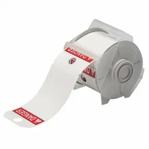 BRADY 121543 Precut Tag Roll, Danger, 3 1/4 x 5 1/4 Inch Size, Polyester, White, 100 Tags | CP2LCV 41F237