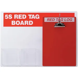 BRADY 122049 Red Tag Station With Clipboard Unfilled | AD4DBM 41F341