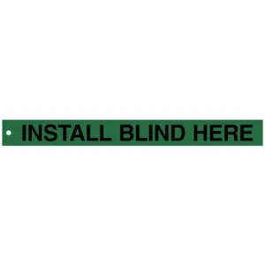 BRADY 132452 Isolation Blind Tags 2 Inch Height x 20 Inch Width PK25 | AH2MCL 29UG19