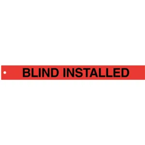 BRADY 132453 Isolation Blind Tags 2 Inch Height x 20 Inch Width PK25 | AH2MCM 29UG20