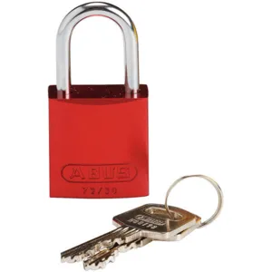 BRADY 133270 Keyed Padlock Different Key Aluminium | AF8BKN 24UY64