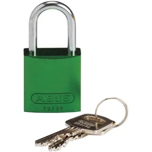 BRADY 133272 Keyed Padlock Different Key Aluminium | AF8BKA 24UY52