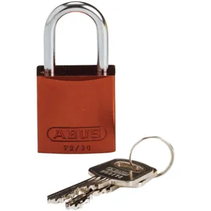 BRADY 133276 Keyed Padlock Different Key Aluminium | AF8BJW 24UY48