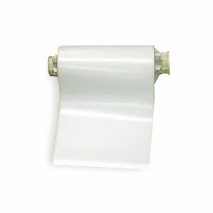 BRADY 13551 Continuous Label Roll, 8 Inch X 50 Ft, Vinyl, White, Indoor/Outdoor | CP2JQX 5RW28