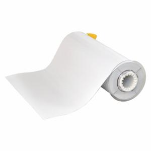 BRADY 140883 Precut Label Roll, 10 x 14 Inch Size, Vinyl, White, 40 Labels | CP2KCV 23MG43