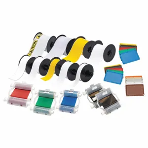 BRADY 142063 Label Starter Kit, Lean and Visual Workplace Labeling, BBP30/BBP31/BBP33/BBP35/BBP37/S3100 | CP2MLF 6UNK7