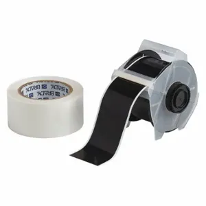 BRADY 142158 Continuous Label Roll, 2 1/4 Inch X 100 Ft, Polyester With Rubber Adhesive, Clear | CP2JEM 12D596