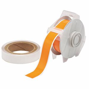 BRADY 142175 Continuous Label Roll, 1 1/8 Inch X 100 Ft, Polyester With Rubber Adhesive, Orange | CP2HVD 12D592