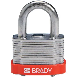 BRADY 143126 Padlock Keyed Different 3/4 Inch H 5 Pin Steel | AC8ELF 39N288