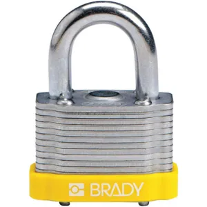 BRADY 143132 Padlock Keyed Different 3/4 Inch H 5 Pin Steel | AC8ELH 39N290