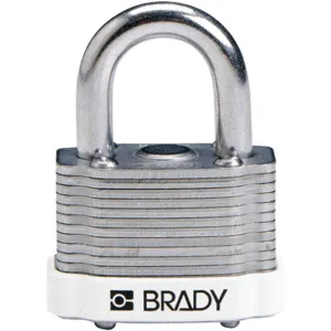 BRADY 143134 Padlock Keyed Different 3/4 Inch H 5 Pin Steel | AC8ELN 39N295