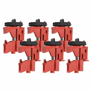 BRADY 148695 Multi-Pole Breaker Lockout, Clamp-On 148695, 50 PK | CP2FNJ 489M27