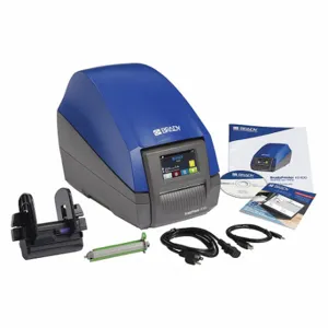 BRADY 149452 Desktop Label Printer Kit, Pc Connected, Single Color, Direct Thermal/Thermal-Transfer | CP2BPQ 489N96