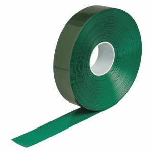 BRADY 149632 Floor Marking Tape, Extra-Durable, Solid, Green, 2 Inch x 100 ft, 50 mil Tape Thick | CP2BRQ 489N33