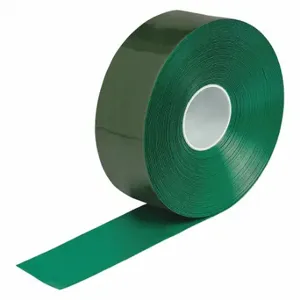 BRADY 149639 Floor Marking Tape, Extra-Durable, Solid, Green, 3 Inch x 100 ft, 50 mil Tape Thick | CP2BRR 489N40