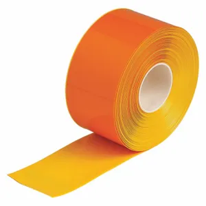 BRADY 149643 Floor Marking Tape, Extra-Durable, Solid, Yellow, 4 Inch x 100 ft, 50 mil Tape Thick | CP2BTE 489N44