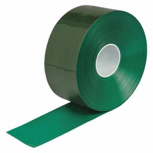 BRADY 149646 Floor Marking Tape, Extra-Durable, Solid, Green, 4 Inch x 100 ft, 50 mil Tape Thick | CP2BRT 489N47