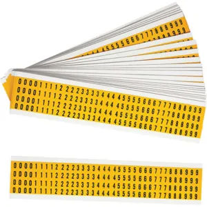 BRADY 1500-# KIT Number Kit 0 Thru 9 3/8 inch x 1/4 Inch Width | AH6DDY 35XF75