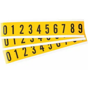 BRADY 1530-# KIT Numbers And Letters Kit 0 Thru 9 | AA6REA 14R096