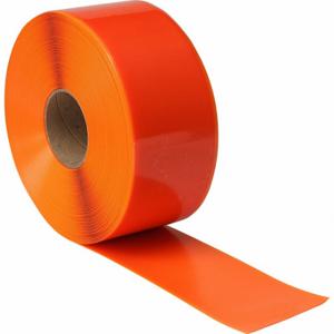 BRADY 170032 Floor Marking Tape, Extra-Durable, Solid, Orange, 4 Inch x 100 ft, 50 mil Tape Thick | CP2BRV 61UW51