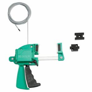 BRADY 170482 Valve Lockout, Clamping, Includes Cable, Steel, 8 ft Cable Length, Black/Green | CP2BMK 806U76