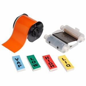BRADY 176221 Pipe Marker Label Kit, Pipe and Valve Marking | CR8PBW 800TH1