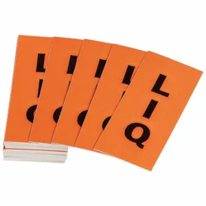 BRADY 176243 Pipe Marker Label Kit, PK 50 | CT9PNW 800TK2