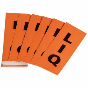 BRADY 176237 Pipe Marker Label Kit, PK 50 | CT9PNZ 800TJ7