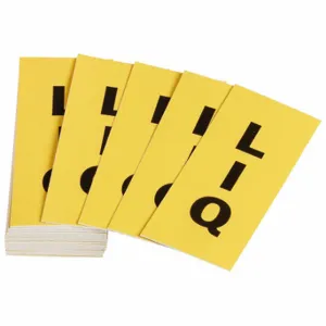 BRADY 176244 Pipe Marker Label Kit, PK 50 | CT9PNN 800TK3