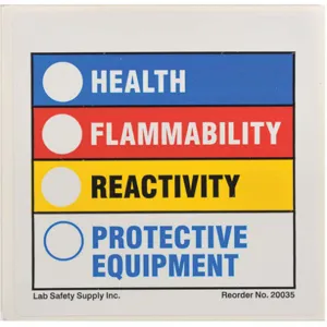 BRADY 20035VLS Hmig Label 3-7/8 Inch H 3-7/8 Inch Width - Pack Of 50 | AF3NZW 8AAR5