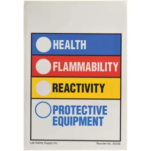 BRADY 20036VLS Hmig Label 5-7/8 Inch H 4 Inch Width - Pack Of 50 | AF4WKD 9MEJ1