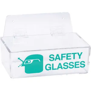 BRADY 2011L Protective Eyewear Disposable With Lid Tray Clear Acrylic | AE6MQA 5U604