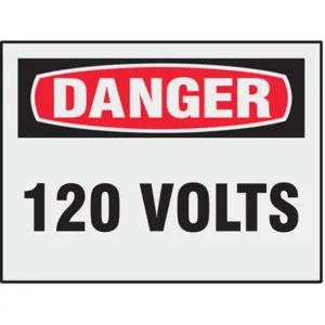 BRADY 21001LS Danger Label Electrical Hazard Pk 8 | AD3ABG 3XDT8