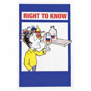 BRADY 2101-TEN Buch/Broschüre, Broschüren zum Recht auf Wissen, Englisch | CP2AXL 5T282