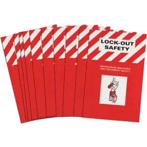 BRADY 2112-TEN Training Booklet - Pack Of 10 | AE6HYY 5T827