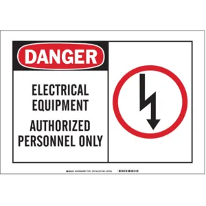 BRADY 83900 Safety Sign Label 5 Inch Width 3-1/2 Inch Height | AD2RZW 3TU86