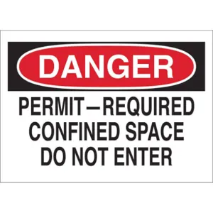 BRADY 87768 Safety Sign Label 3-1/2 Inch H 5 Inch Width | AB3TJK 1VC65