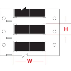 BRADY 2HT-375-2-BK-S-2 Wire Marker Wire Sleeve PermaSleeve(R) | AH2RXJ 30DD80