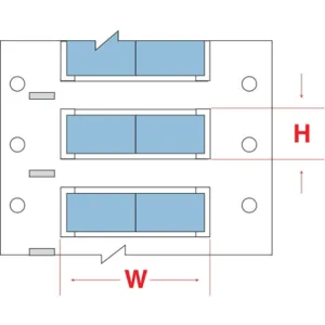 BRADY 3PS-250-2-BL-2 Wire Marker Wire Sleeve PermaSleeve(R) | AH2THW 30DG74