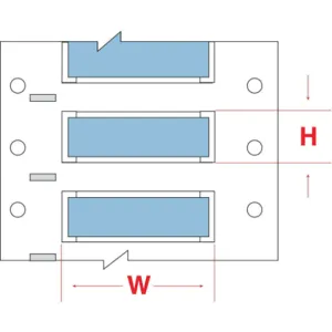 BRADY 3PS-250-2-BL-S Wire Marker Wire Sleeve PermaSleeve(R) | AH2TGP 30DG45