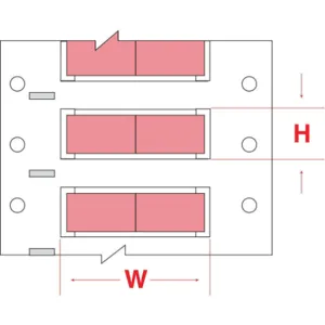 BRADY 2HT-1000-2-PK-S-2 Wire Marker Wire Sleeve PermaSleeve(R) | AH2RVX 30DD46