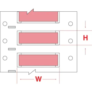 BRADY PS-500-2-PK Wire Marker Wire Sleeve PermaSleeve(R) | AH2UXE 30DR95