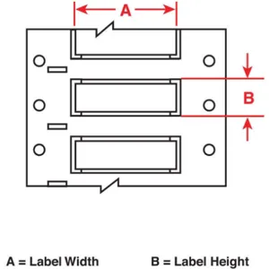 BRADY 3PS-500-2-WT-SC Wire Sleeve White 2 Inch Width x 0.86 Inch Height | AH4BUE 34CG44